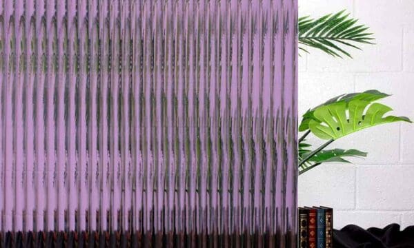 SX-1276-UG Reeded Glass Lilac